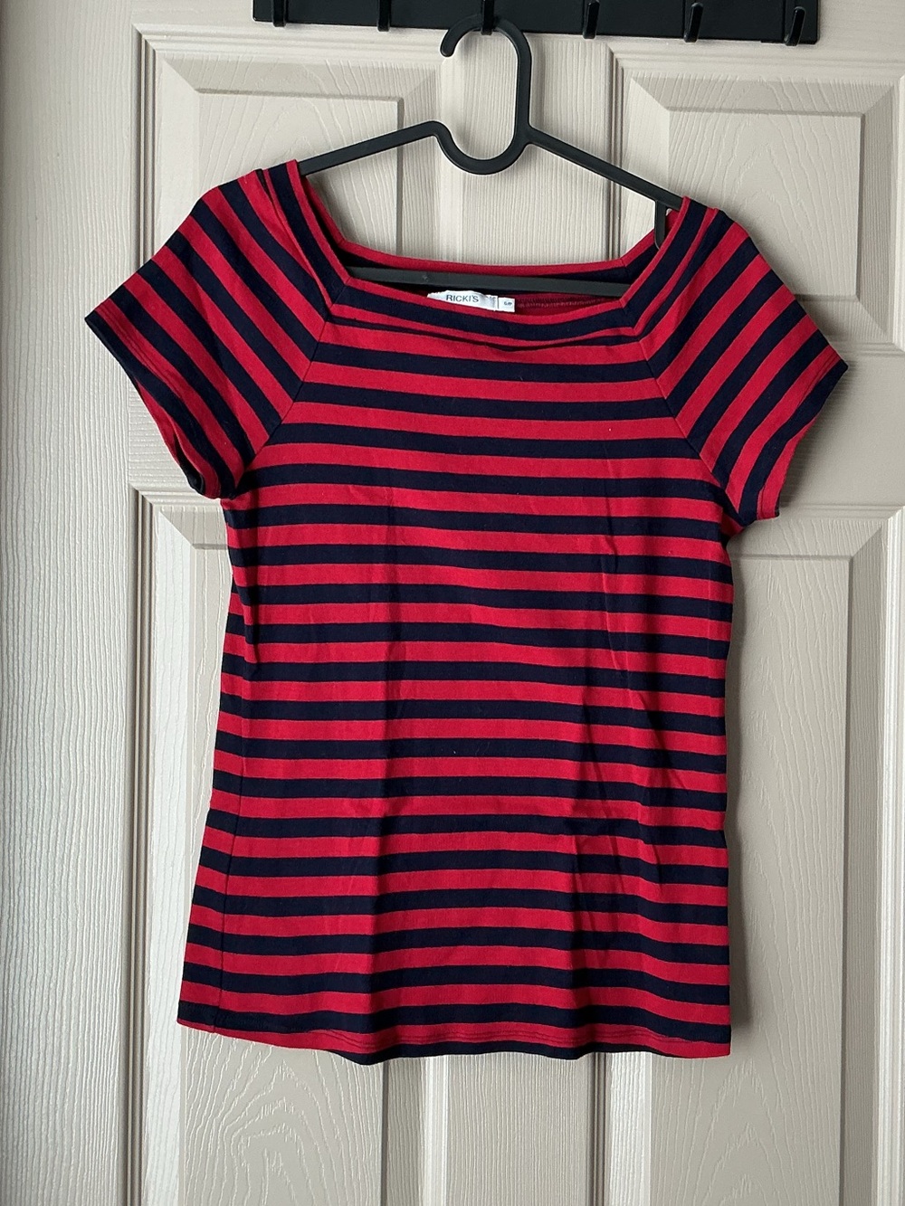 3 for $15 Red & Navy Striped T-Shirt